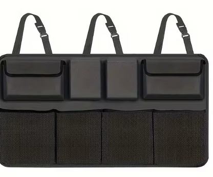 Sac de rangement suspendu en maille – Organisateur multifonction pour dossier de siège voiture/SUV