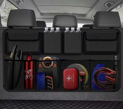 Sac de rangement suspendu en maille – Organisateur multifonction pour dossier de siège voiture/SUV