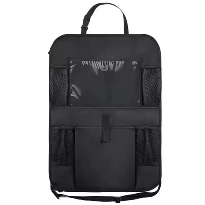 Organisateur de siège arrière de voiture – Support de tablette, multiples poches, couverture de protection